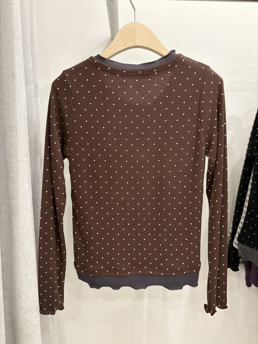 LAI東大門㊣代購女裝新款25秋冬人氣時尚熱賣真品休閑長袖T恤Lai長袖T恤