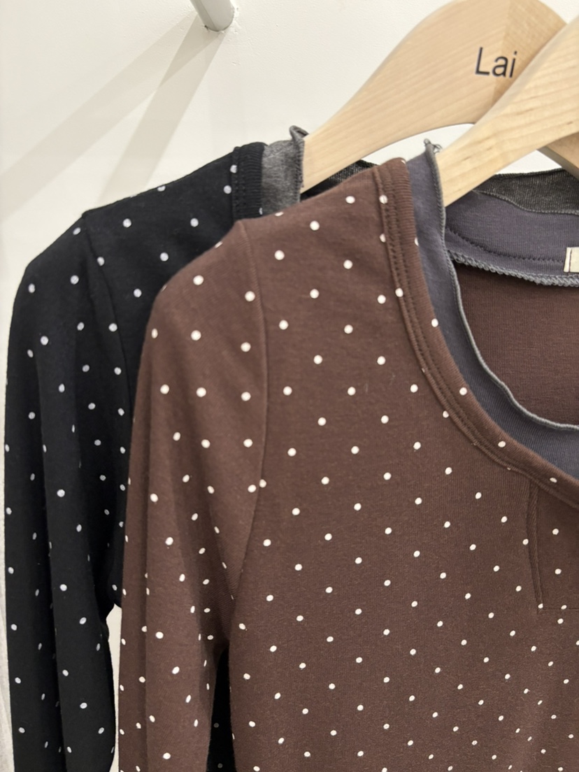 LAI東大門㊣代購女裝新款25秋冬人氣時尚熱賣真品休閑長袖T恤Lai長袖T恤