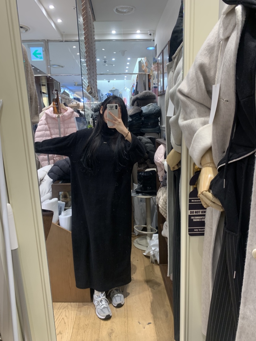 DE GO YOU東大門㊣實拍女裝新款休閑時尚推薦真品連衣裙抓絨DE GO YOU連衣裙