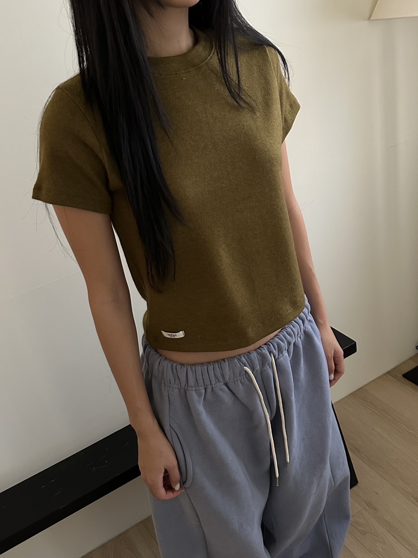 I MFACT韓國直郵㊣女士新款職業時尚真品休閑25秋冬T恤羊毛棉I MFACTT恤圖色3