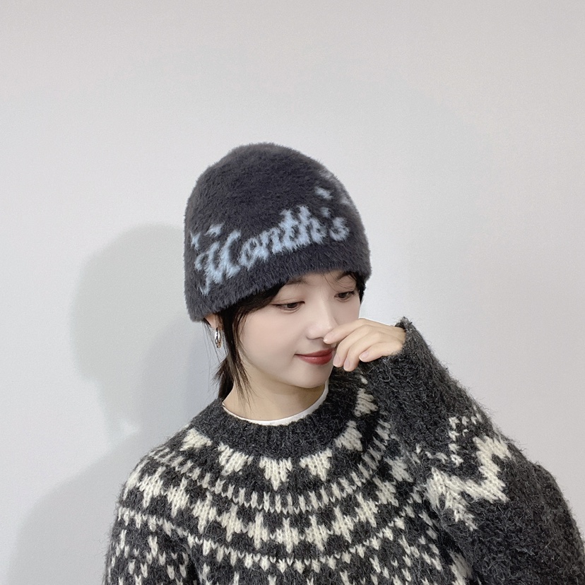 LOVELY HAT韓國代購㊣女裝新品時尚熱賣真品人氣推薦25秋冬帽子LOVELY HAT帽子圖色2