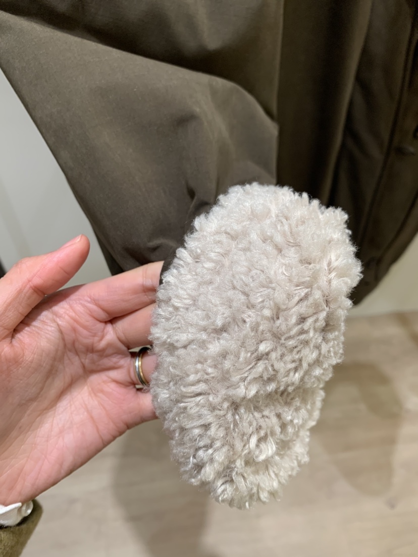 NOUVEAU東大門㊣實拍女裝新款時尚推薦熱賣25秋冬夾克羊毛高領NOUVEAU夾克