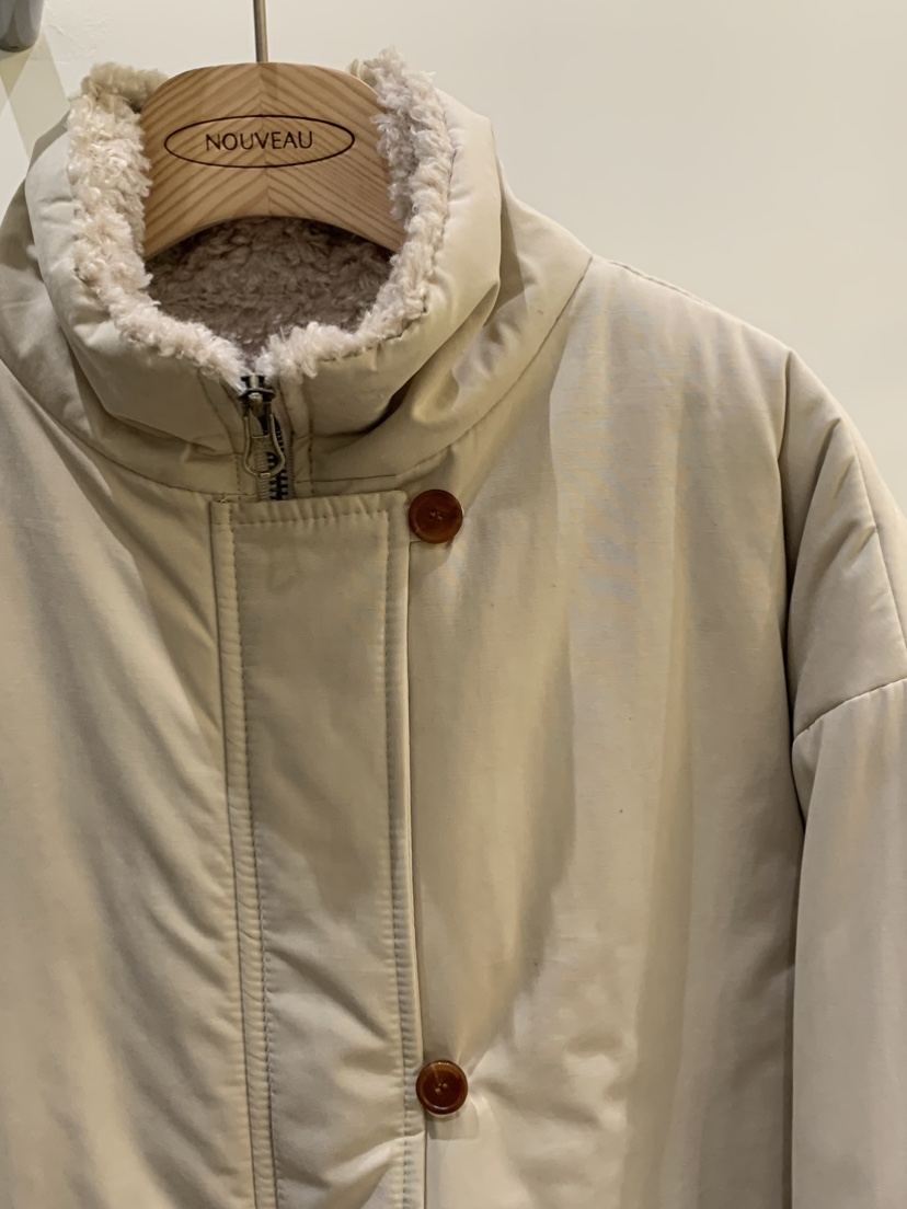 NOUVEAU東大門㊣實拍女裝新款時尚推薦熱賣25秋冬夾克羊毛高領NOUVEAU夾克