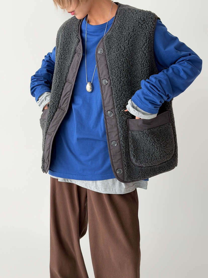 ANGLOG BEIGE東大門㊣實拍女士新款休閑熱賣推薦真品馬甲羊毛ANGLOG BEIGE馬甲