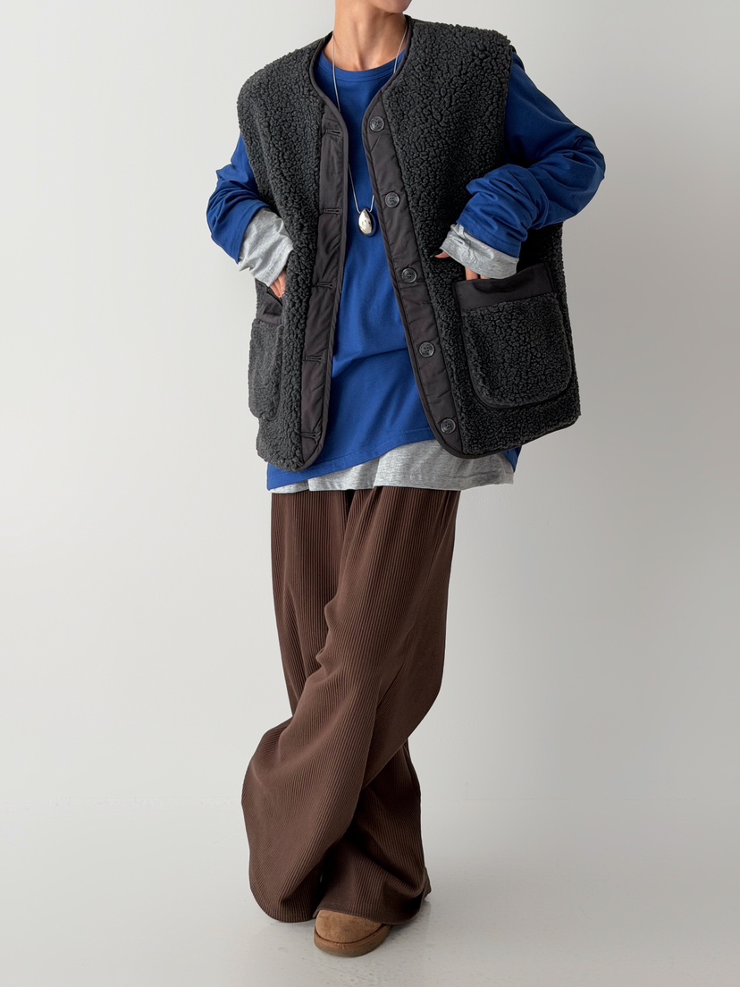 ANGLOG BEIGE東大門㊣實拍女士新款休閑熱賣推薦真品馬甲羊毛ANGLOG BEIGE馬甲