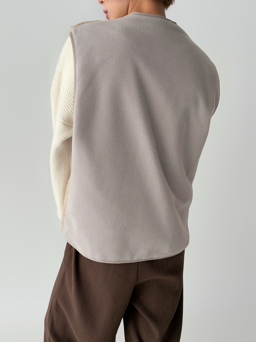 ANGLOG BEIGE東大門㊣實拍女士新款休閑熱賣推薦真品馬甲羊毛ANGLOG BEIGE馬甲