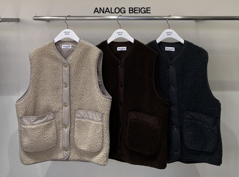 ANGLOG BEIGE東大門㊣實拍女士新款休閑熱賣推薦真品馬甲羊毛ANGLOG BEIGE馬甲