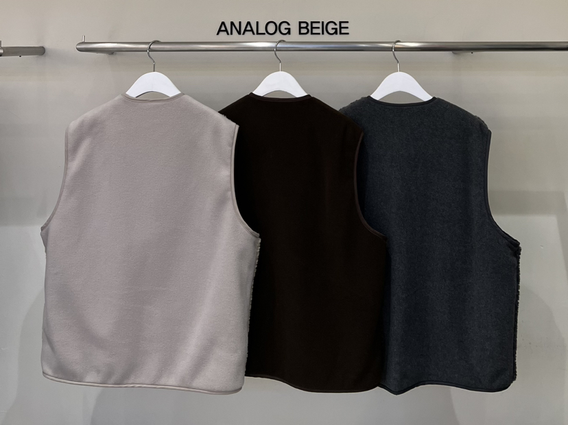 ANGLOG BEIGE東大門㊣實拍女士新款休閑熱賣推薦真品馬甲羊毛ANGLOG BEIGE馬甲