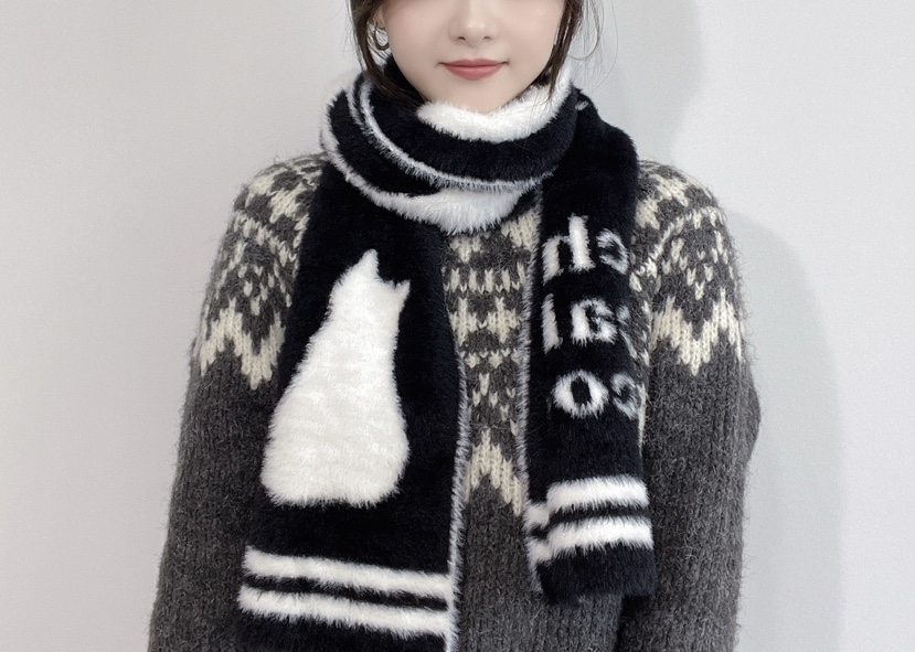 LOVELY HAT韓國直郵㊣女士新品時尚推薦25秋冬職業圍巾披肩LOVELY HAT圍巾/披肩圖色1