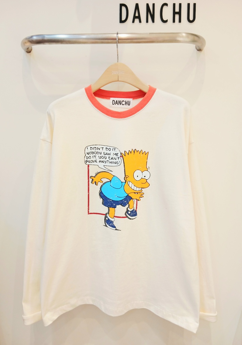 DANCHU東大門㊣直郵女士新款推薦時尚休閑真品人氣熱賣長袖T恤DANCHU長袖T恤圖色1