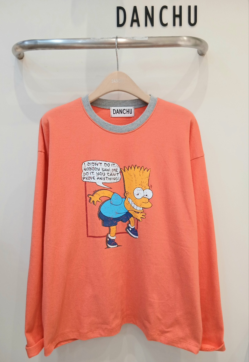 DANCHU東大門㊣直郵女士新款推薦時尚休閑真品人氣熱賣長袖T恤DANCHU長袖T恤圖色2