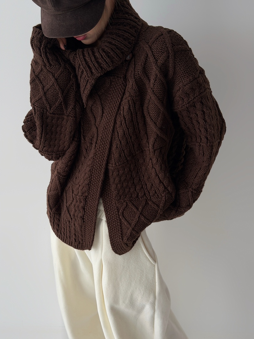 ANGLOG BEIGE韓國直郵㊣女裝新款時尚真品職業人氣25秋冬毛衣ANGLOG BEIGE毛衣