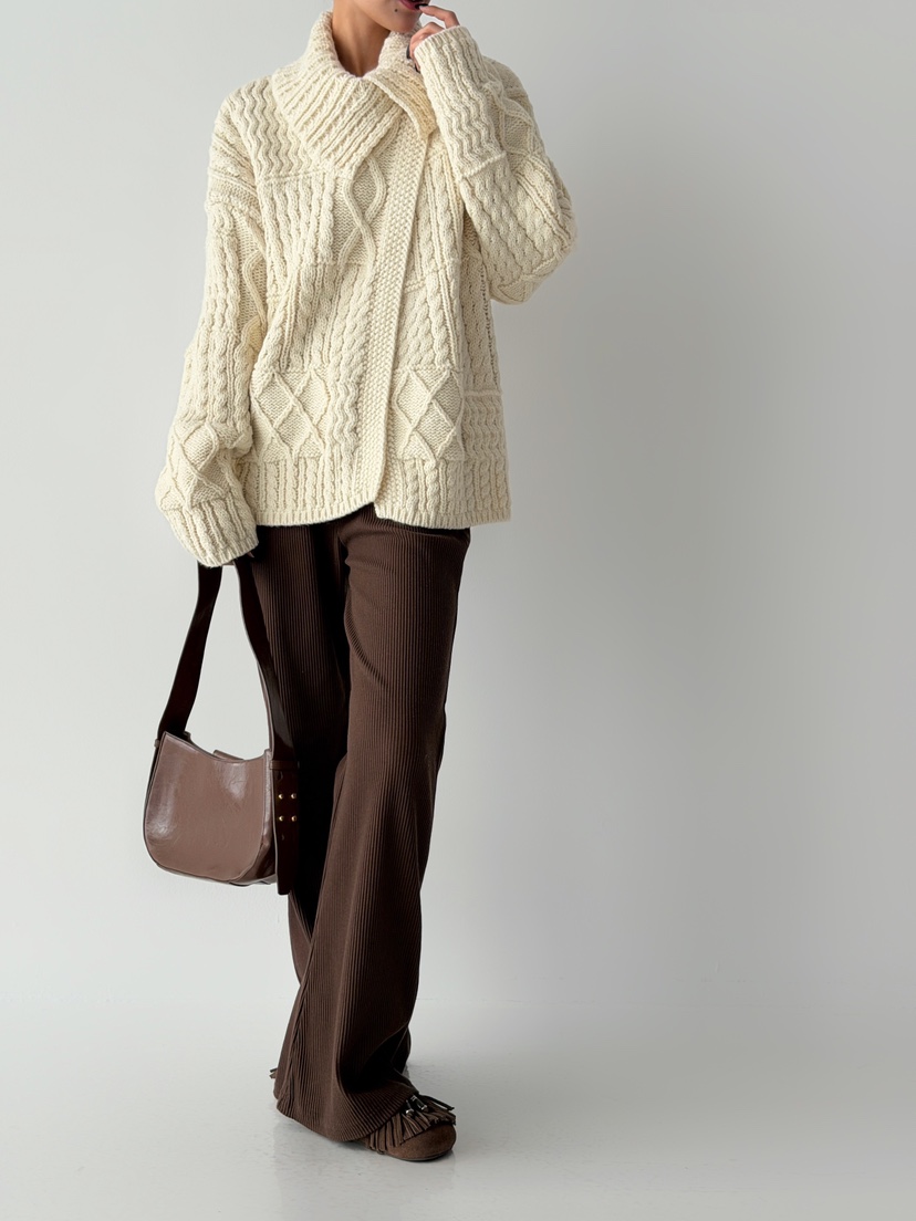 ANGLOG BEIGE韓國直郵㊣女裝新款時尚真品職業人氣25秋冬毛衣ANGLOG BEIGE毛衣