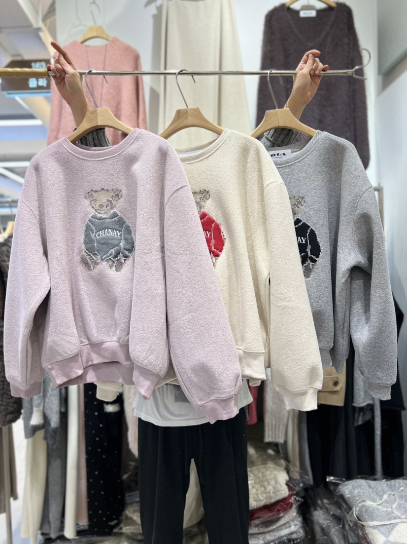 OLA東大門㊣實拍女裝新款時尚休閑熱賣推薦真品職業衛衣加絨mellor/OLA衛衣