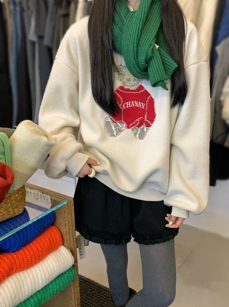 OLA東大門㊣實拍女裝新款時尚休閑熱賣推薦真品職業衛衣加絨mellor/OLA衛衣