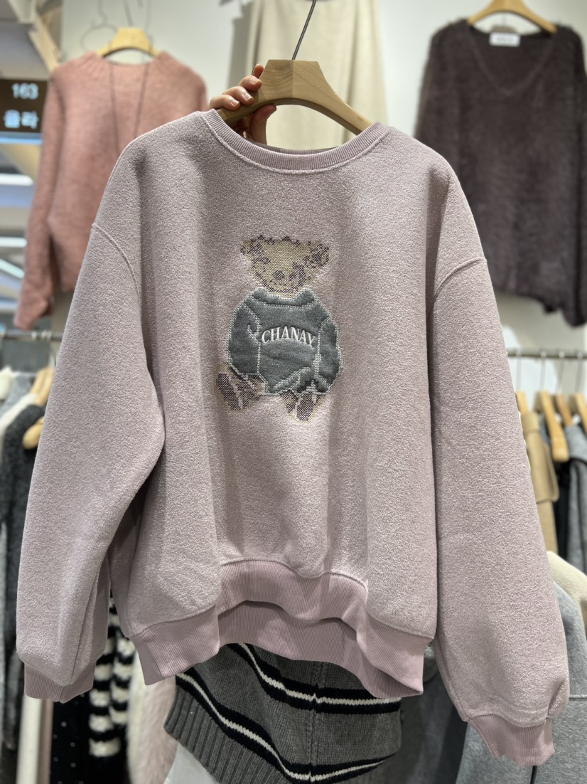 OLA東大門㊣實拍女裝新款時尚休閑熱賣推薦真品職業衛衣加絨mellor/OLA衛衣圖色1