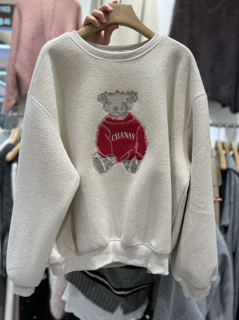 OLA東大門㊣實拍女裝新款時尚休閑熱賣推薦真品職業衛衣加絨mellor/OLA衛衣圖色2