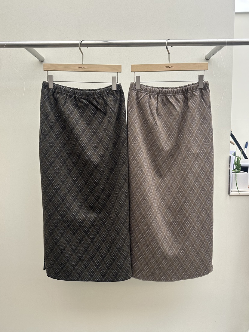 I MFACT韓國直郵㊣女士新款25秋冬職業人氣熱賣半身裙中短裙I MFACT半身裙/中短裙