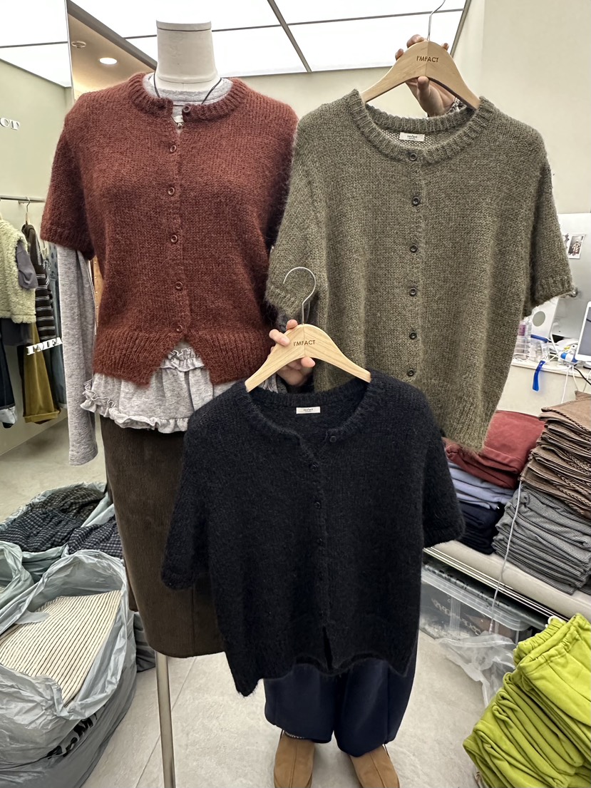 I MFACT韓國代購㊣女士新品推薦真品針織衫不含內搭馬海毛I MFACT針織衫