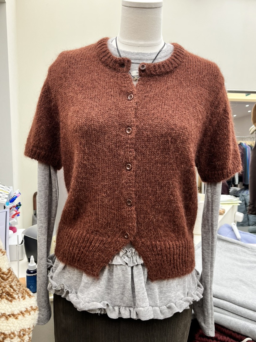 I MFACT韓國代購㊣女士新品推薦真品針織衫不含內搭馬海毛I MFACT針織衫圖色1