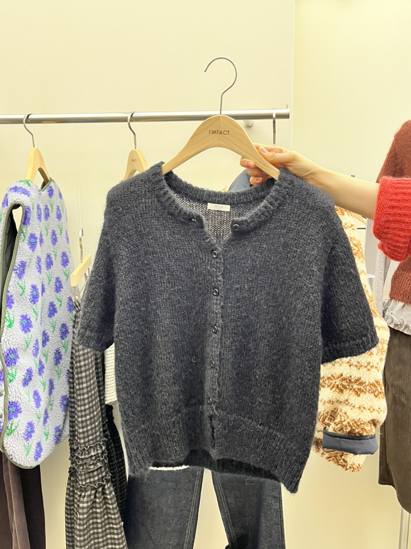 I MFACT韓國代購㊣女士新品推薦真品針織衫不含內搭馬海毛I MFACT針織衫圖色2