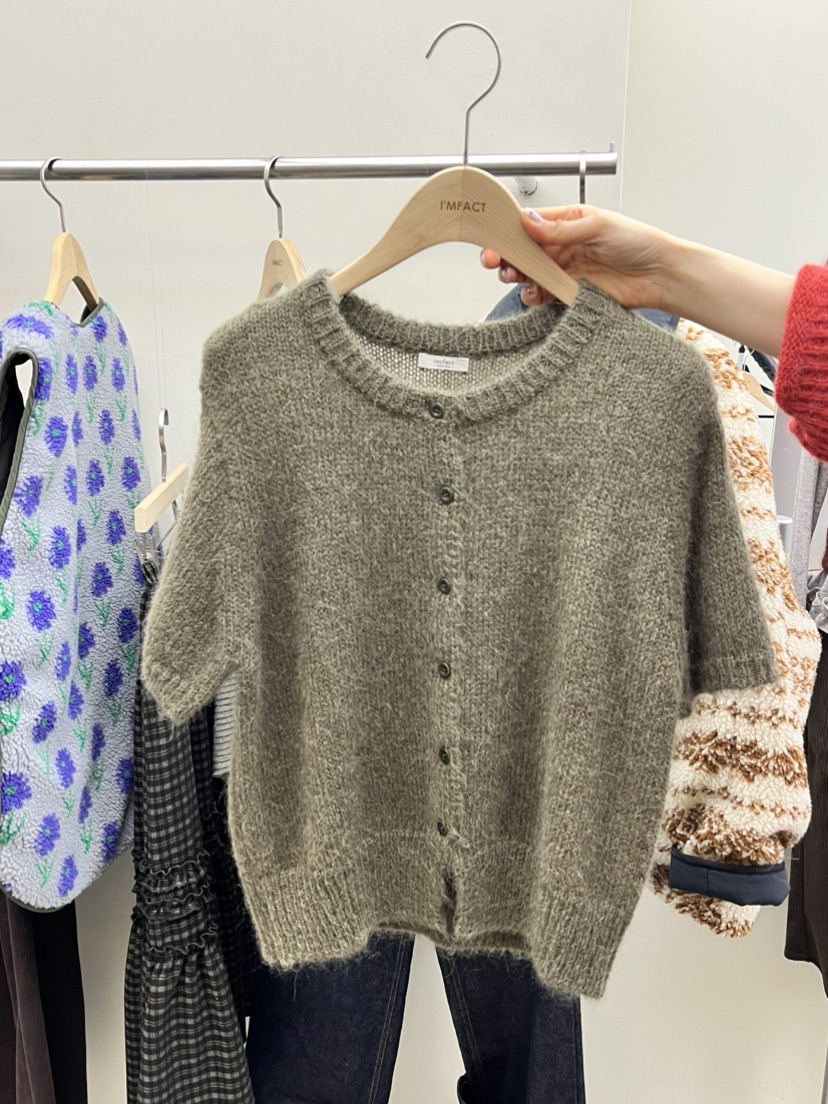 I MFACT韓國代購㊣女士新品推薦真品針織衫不含內搭馬海毛I MFACT針織衫圖色3