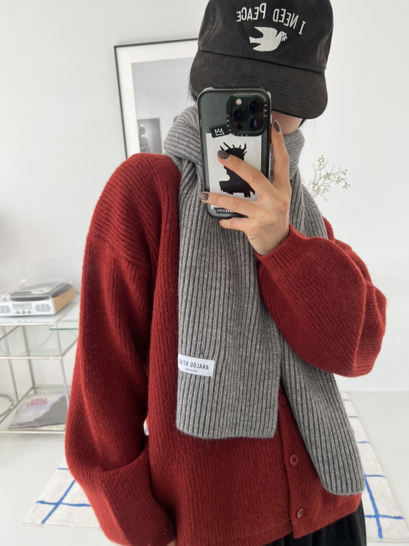 ANGLOG BEIGE東大門㊣代購女裝新品熱賣職業真品圍巾披肩圍巾ANGLOG BEIGE圍巾/披肩