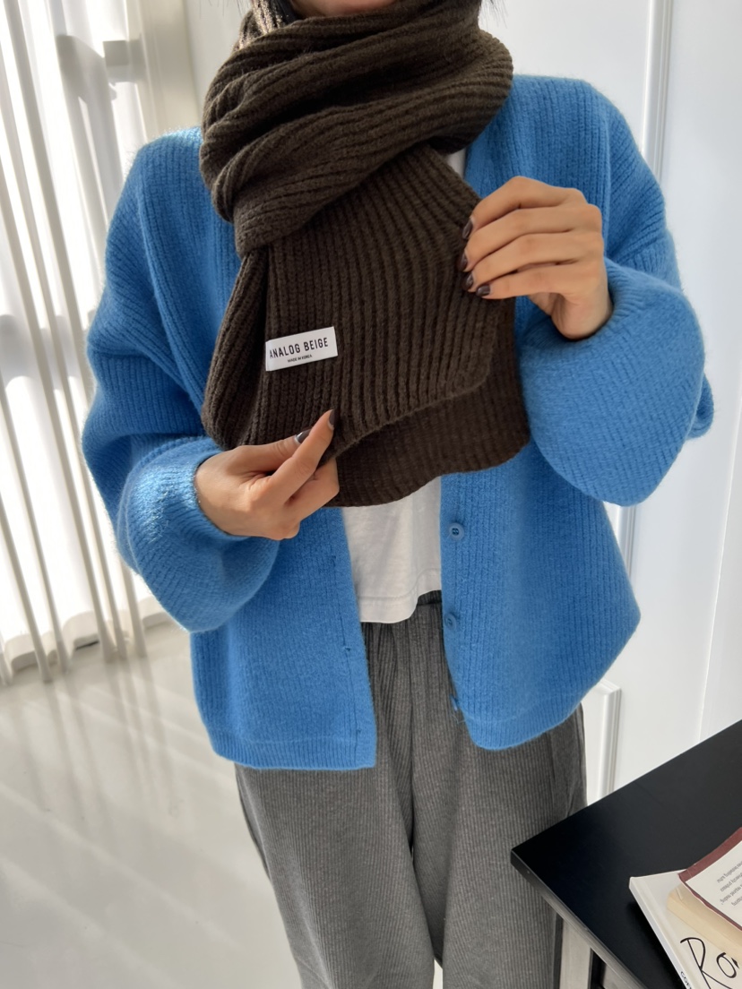 ANGLOG BEIGE東大門㊣代購女裝新品熱賣職業真品圍巾披肩圍巾ANGLOG BEIGE圍巾/披肩圖色1