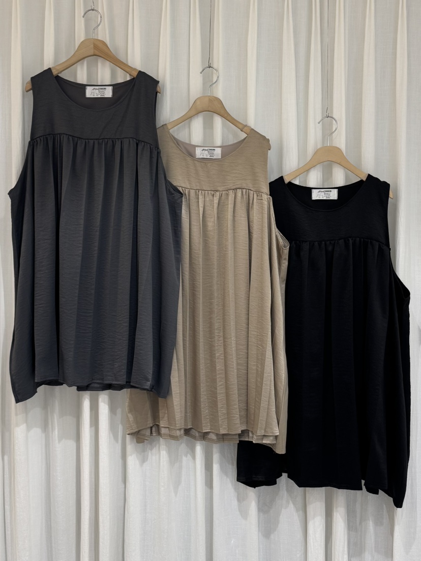 COKKIRI東大門㊣代購女裝新品真品推薦職業人氣25秋冬連衣裙褶裥COKKIRI連衣裙