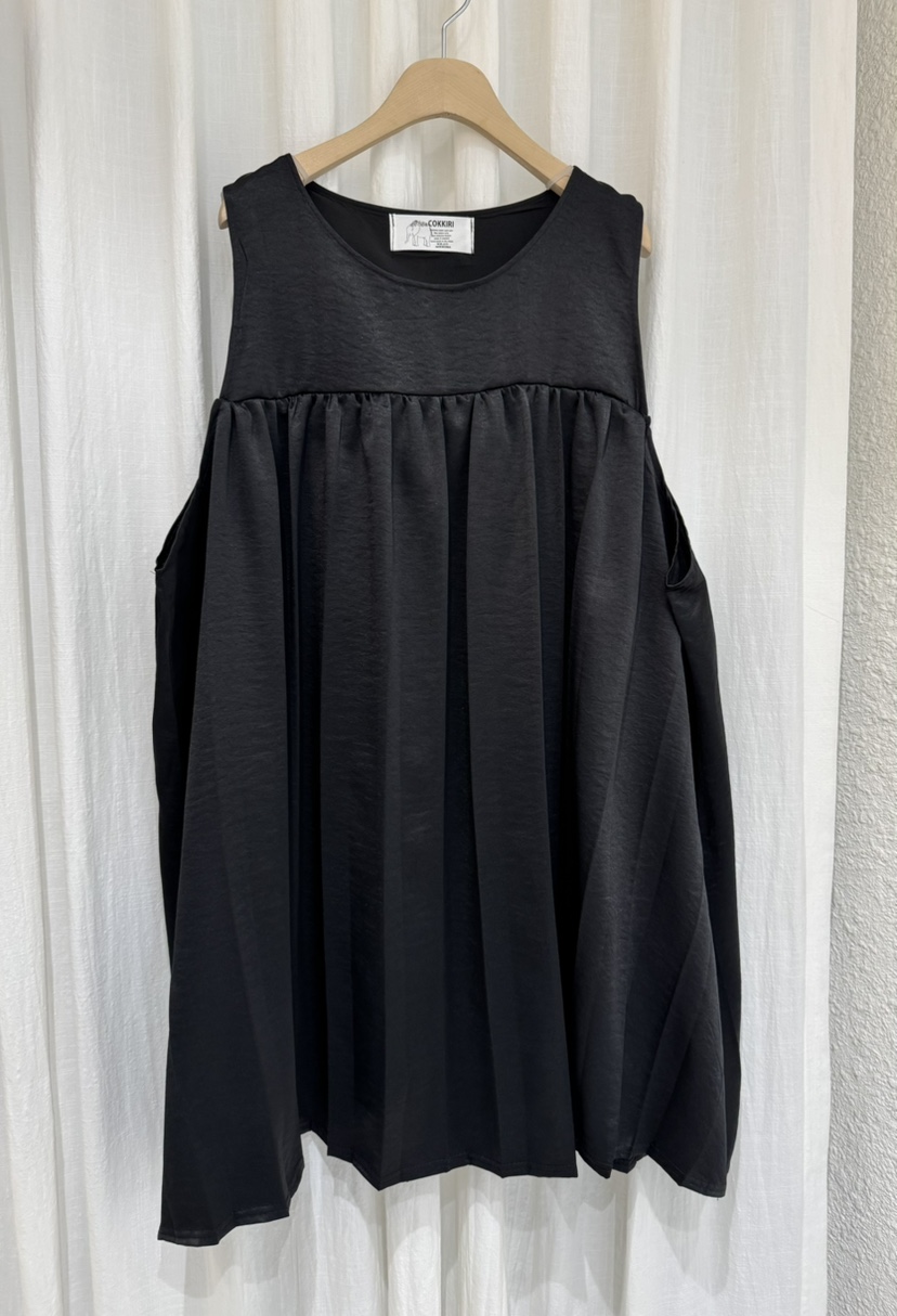 COKKIRI東大門㊣代購女裝新品真品推薦職業人氣25秋冬連衣裙褶裥COKKIRI連衣裙圖色1