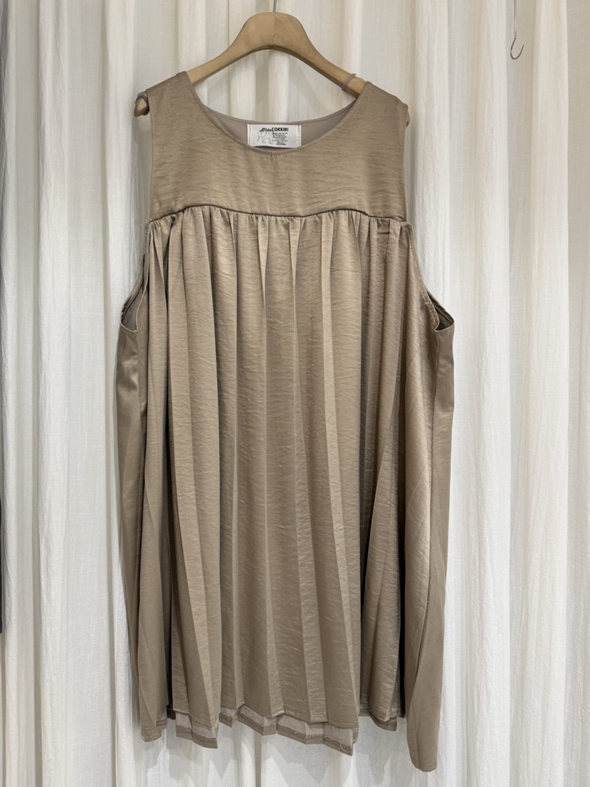 COKKIRI東大門㊣代購女裝新品真品推薦職業人氣25秋冬連衣裙褶裥COKKIRI連衣裙圖色2