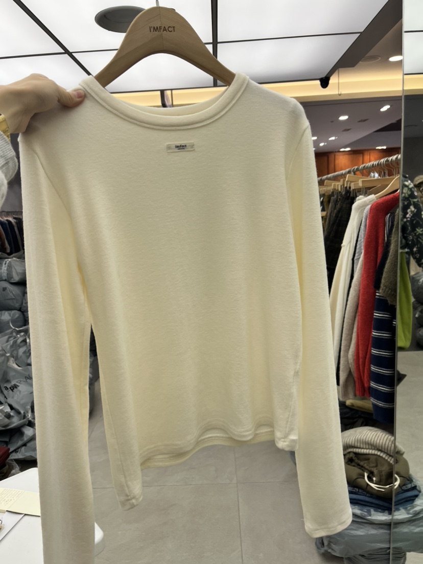 I MFACT韓國直郵㊣女士新款時尚職業人氣熱賣長袖T恤安哥拉I MFACT長袖T恤圖色6