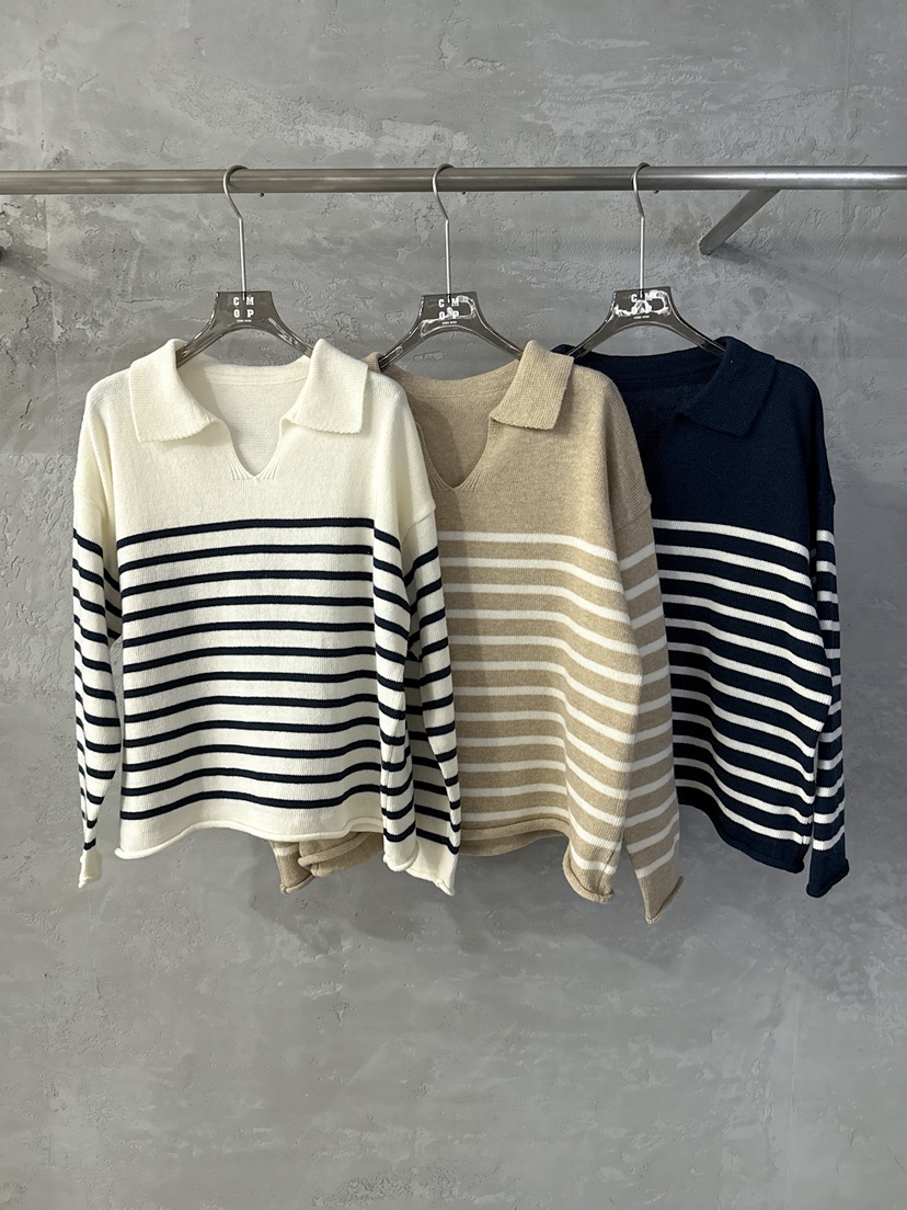 COME OPEN韓國代購㊣女裝新品真品休閑25秋冬針織衫單排扣COMP-(COME OPEN)針織衫