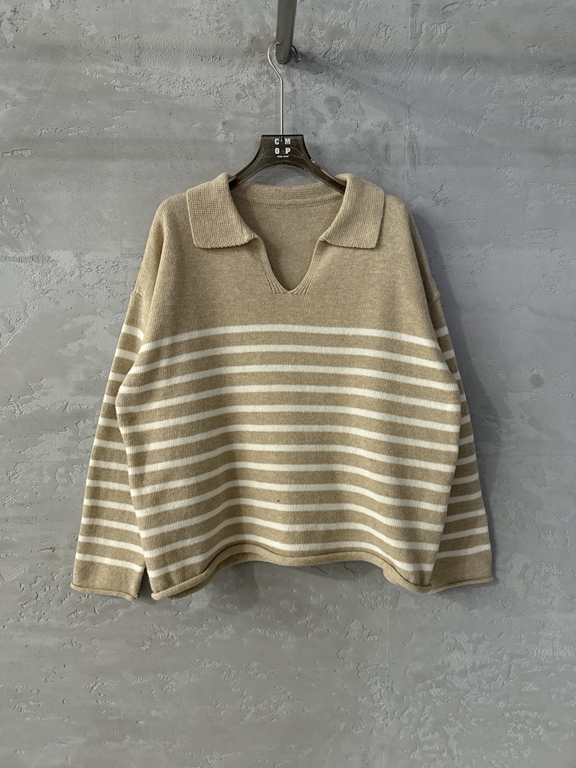 COME OPEN韓國代購㊣女裝新品真品休閑25秋冬針織衫單排扣COMP-(COME OPEN)針織衫圖色1