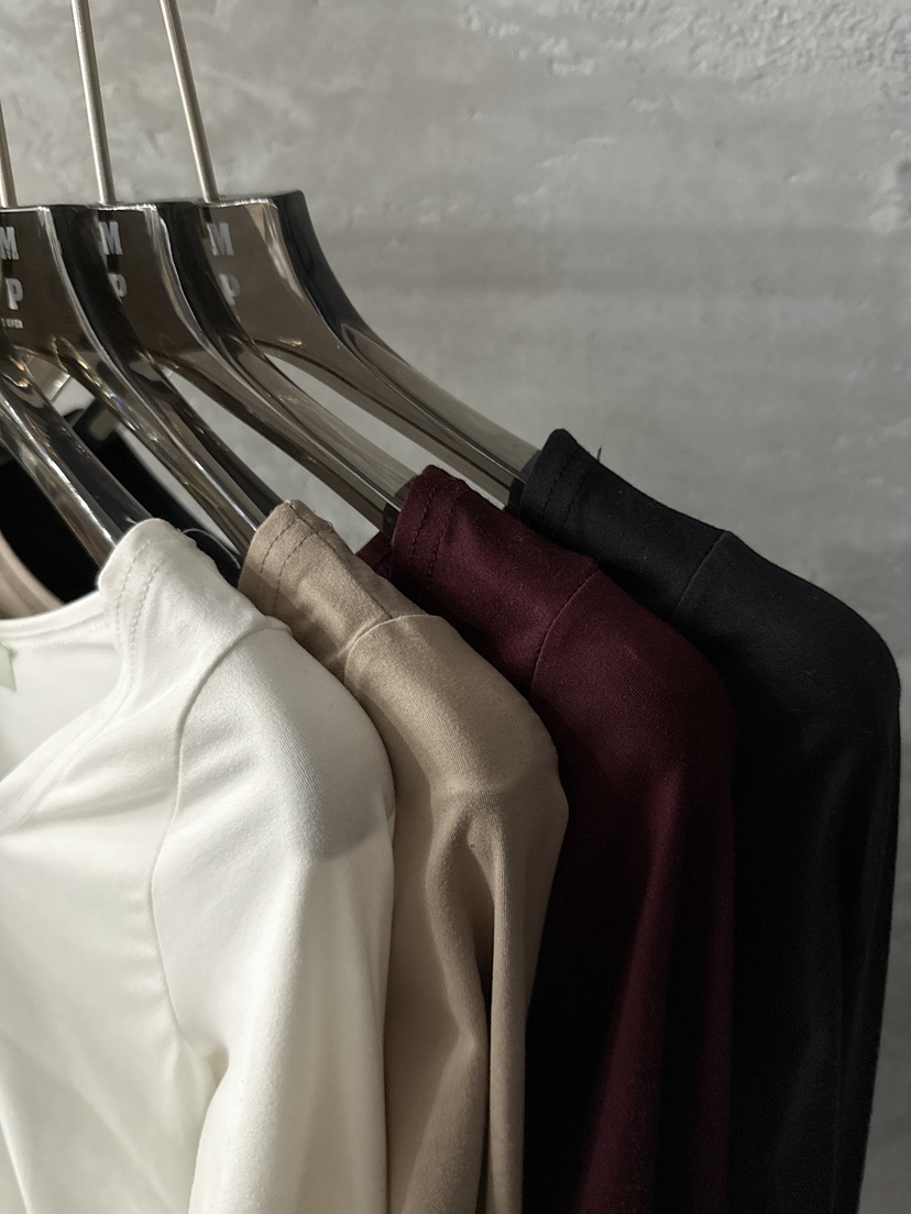 COME OPEN東大門㊣實拍女士新款推薦25秋冬時尚職業長袖T恤COMP-(COME OPEN)長袖T恤