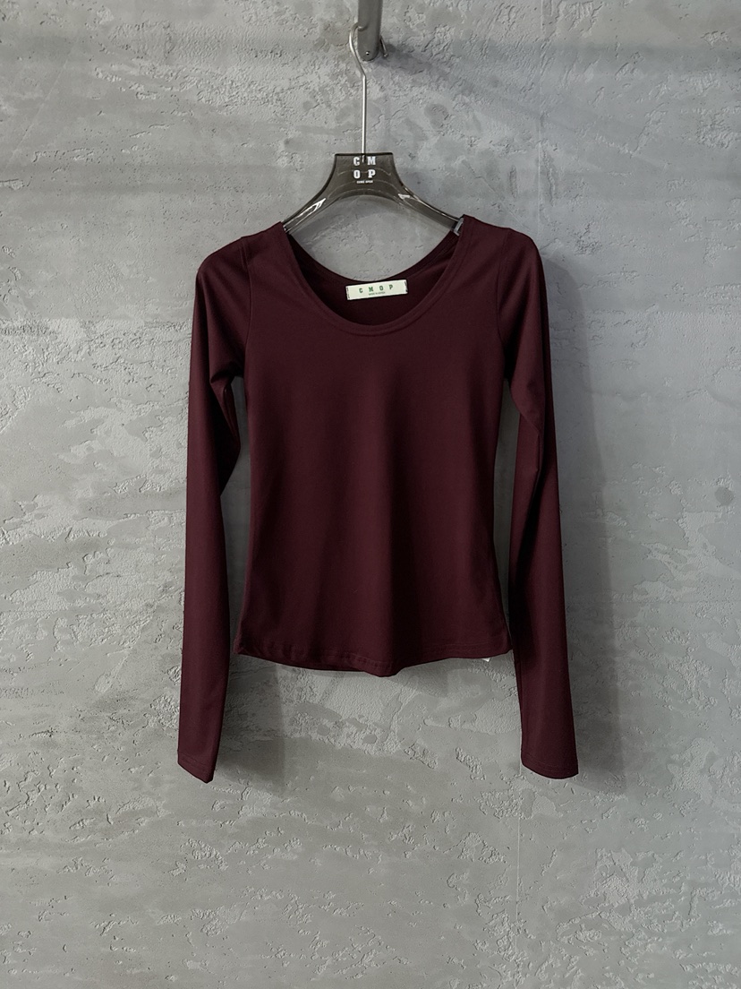 COME OPEN東大門㊣實拍女士新款推薦25秋冬時尚職業長袖T恤COMP-(COME OPEN)長袖T恤圖色3
