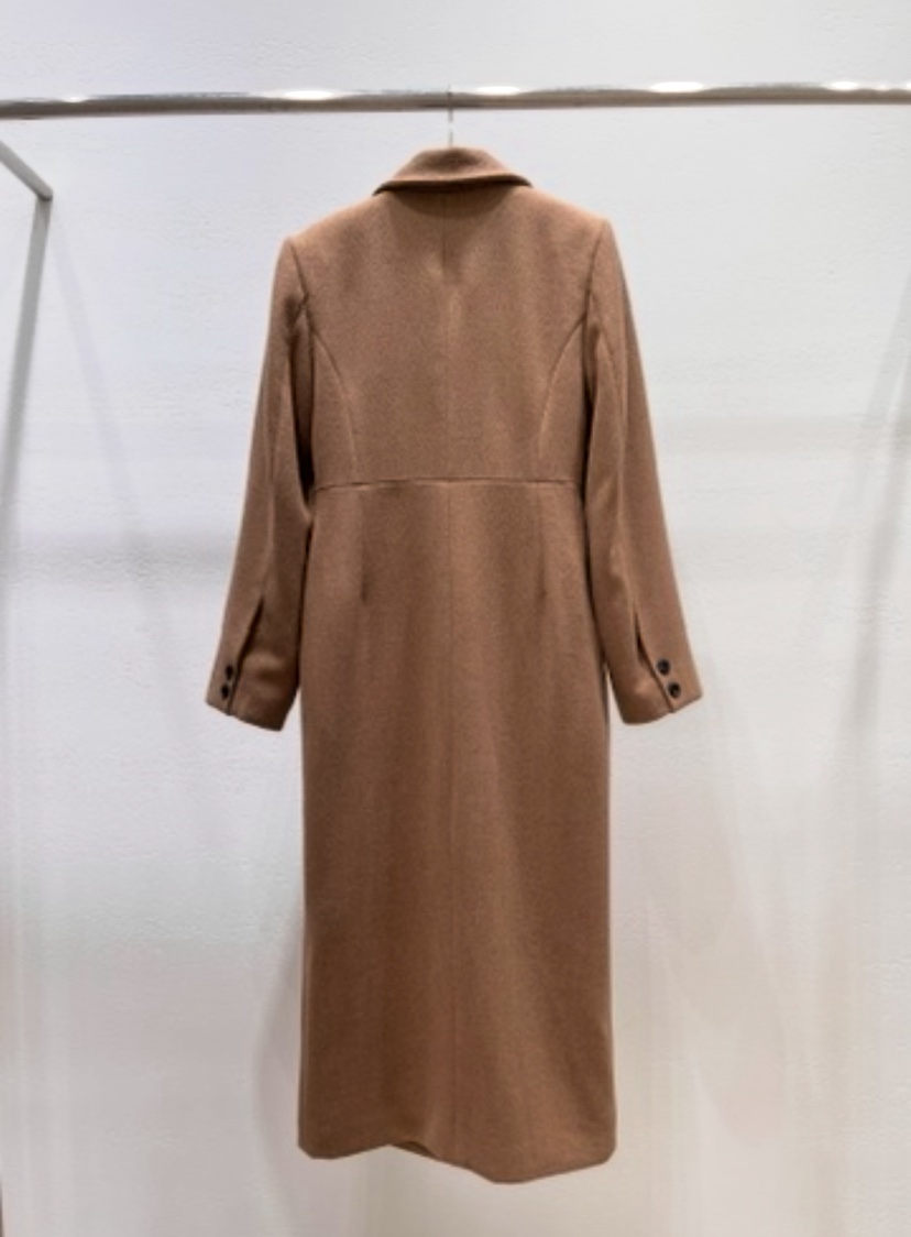 TANIA東大門㊣直郵女士新品休閑真品職業25秋冬中長款大衣羊毛TANIA中長款大衣