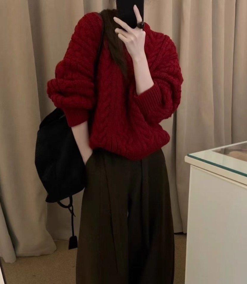 OLA東大門㊣實拍女裝新款時尚職業推薦人氣熱賣真品休閑毛衣mellor/OLA毛衣