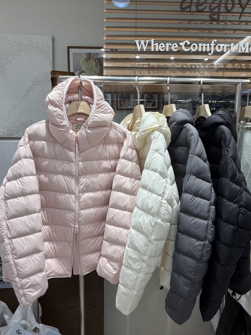DE GO YOU東大門㊣實拍女士新款25秋冬推薦短款棉服填充鴨絨DE GO YOU短款棉服
