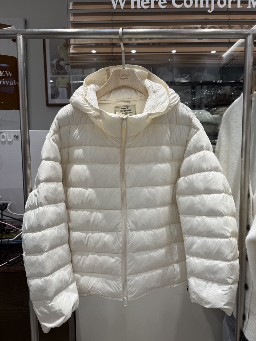 DE GO YOU東大門㊣實拍女士新款25秋冬推薦短款棉服填充鴨絨DE GO YOU短款棉服圖色2