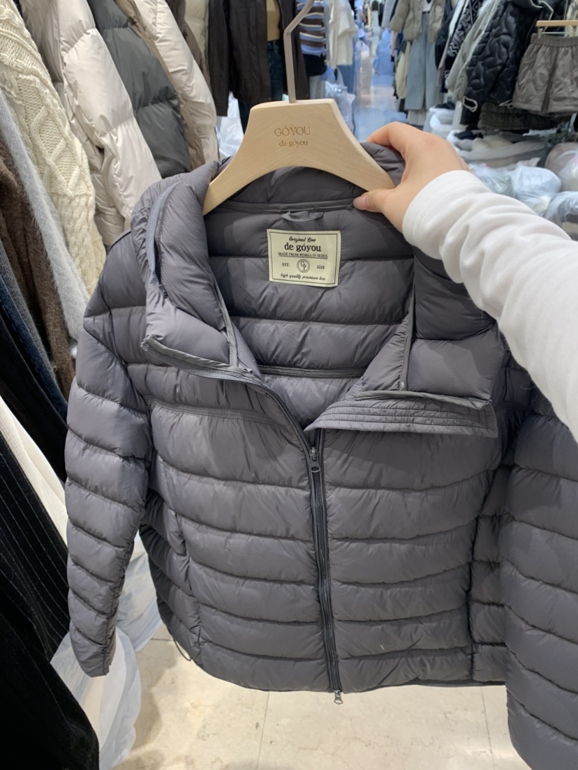 DE GO YOU東大門㊣實拍女士新款25秋冬推薦短款棉服填充鴨絨DE GO YOU短款棉服圖色3