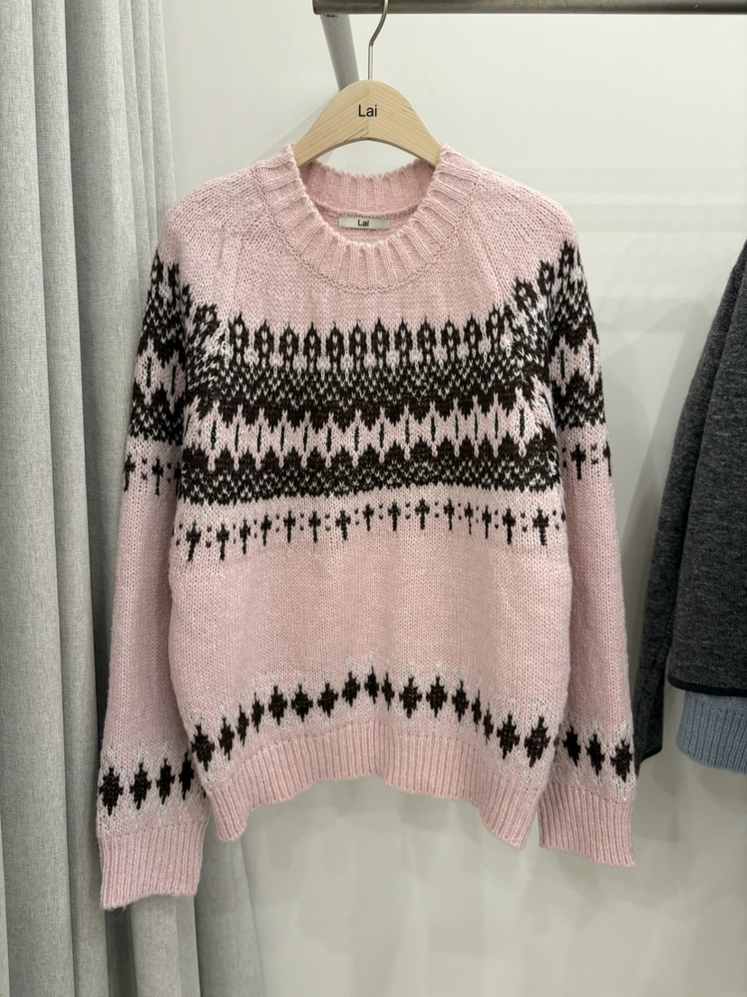 LAI東大門㊣代購女士新品時尚真品熱賣職業推薦25秋冬針織衫Lai針織衫圖色4