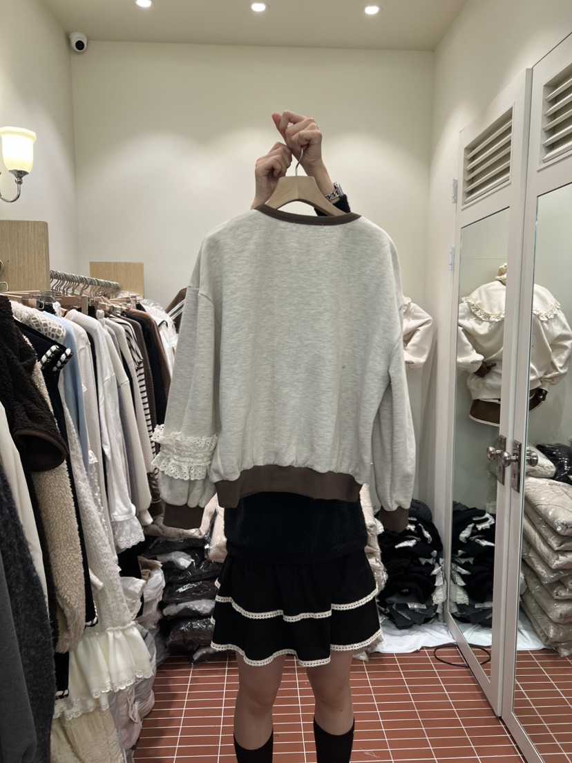 BE&amp;BE韓國代購㊣女士新品真品時尚25秋冬人氣職業衛衣BE&be衛衣