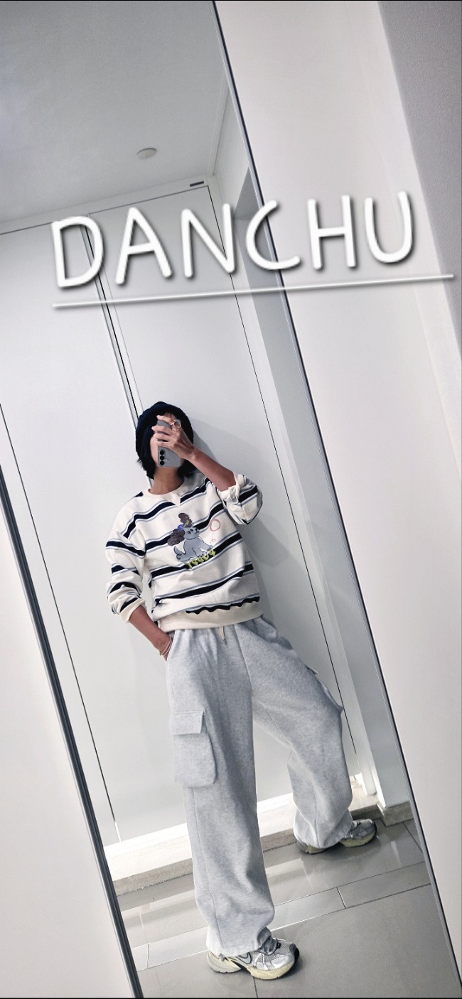 DANCHU韓國代購㊣女裝新品休閑熱賣真品時尚人氣25秋冬衛衣加絨DANCHU衛衣