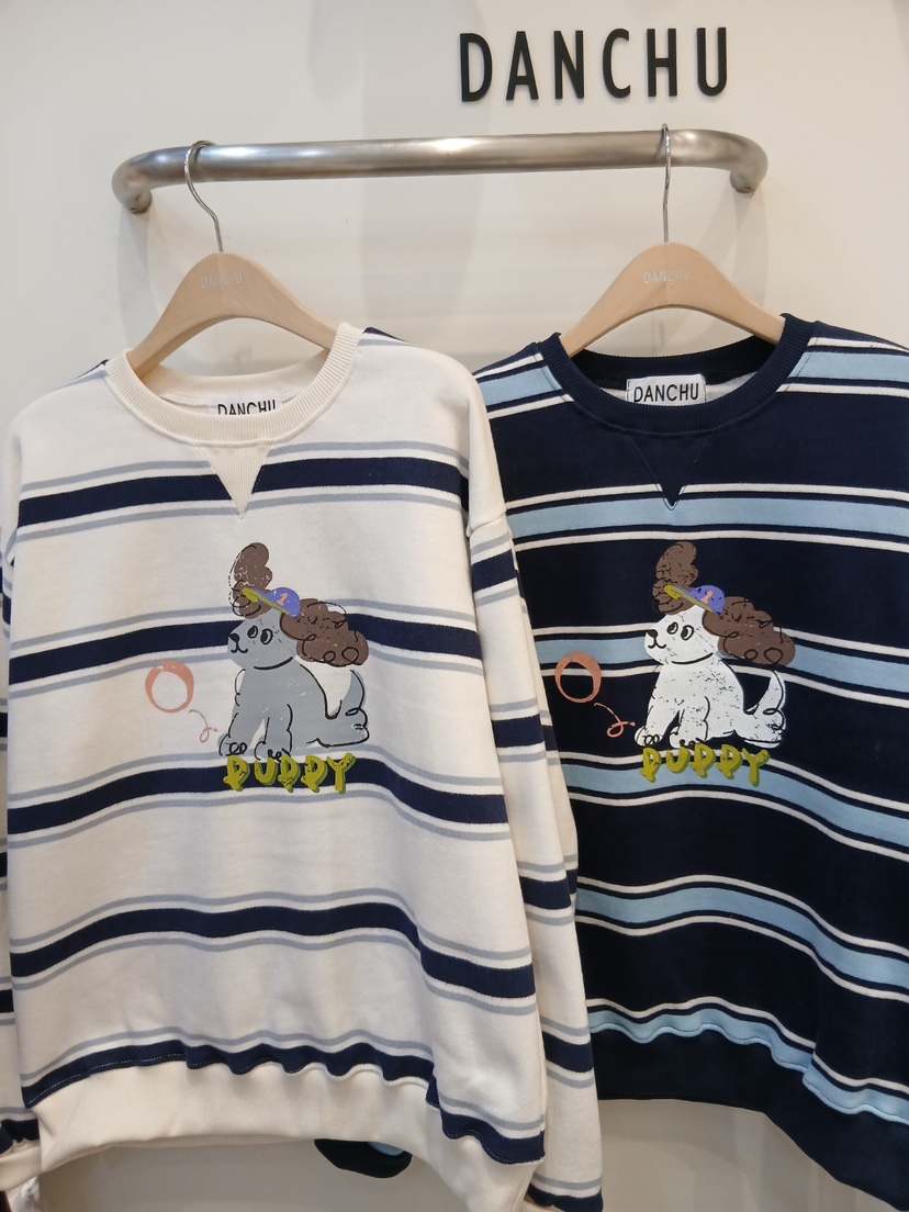 DANCHU韓國代購㊣女裝新品休閑熱賣真品時尚人氣25秋冬衛衣加絨DANCHU衛衣