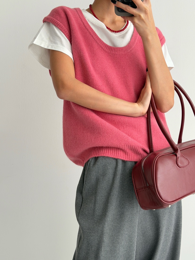 ANGLOG BEIGE韓國代購㊣女裝新款25秋冬人氣時尚推薦吊帶背心ANGLOG BEIGE吊帶/背心