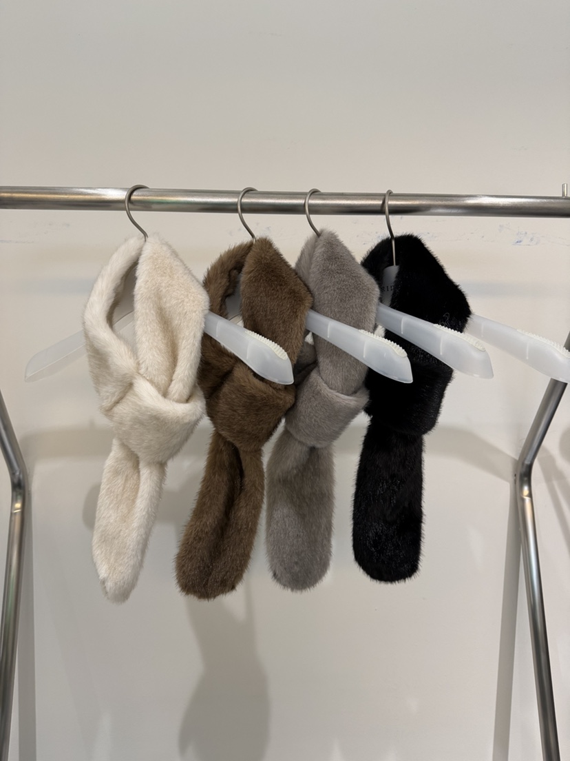 RIDGE-P韓國直郵㊣女士新款熱賣推薦真品圍巾披肩皮草圍巾RIDGE-P圍巾/披肩