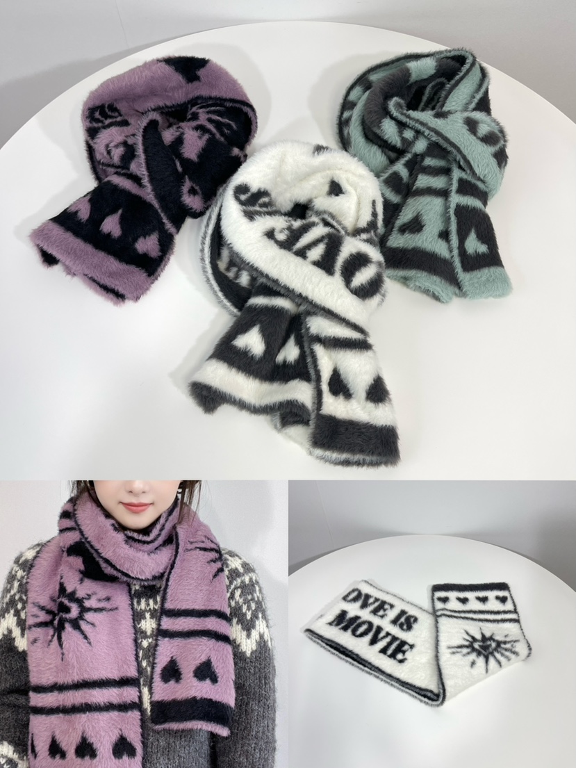 LOVELY HAT韓國代購㊣女裝新款人氣熱賣真品職業25秋冬圍巾披肩LOVELY HAT圍巾/披肩