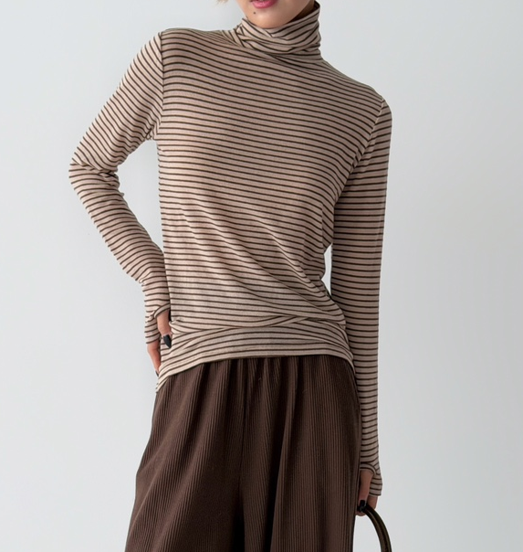 ANGLOG BEIGE韓國直郵㊣女裝新款推薦時尚人氣真品長袖T恤ANGLOG BEIGE長袖T恤圖色3