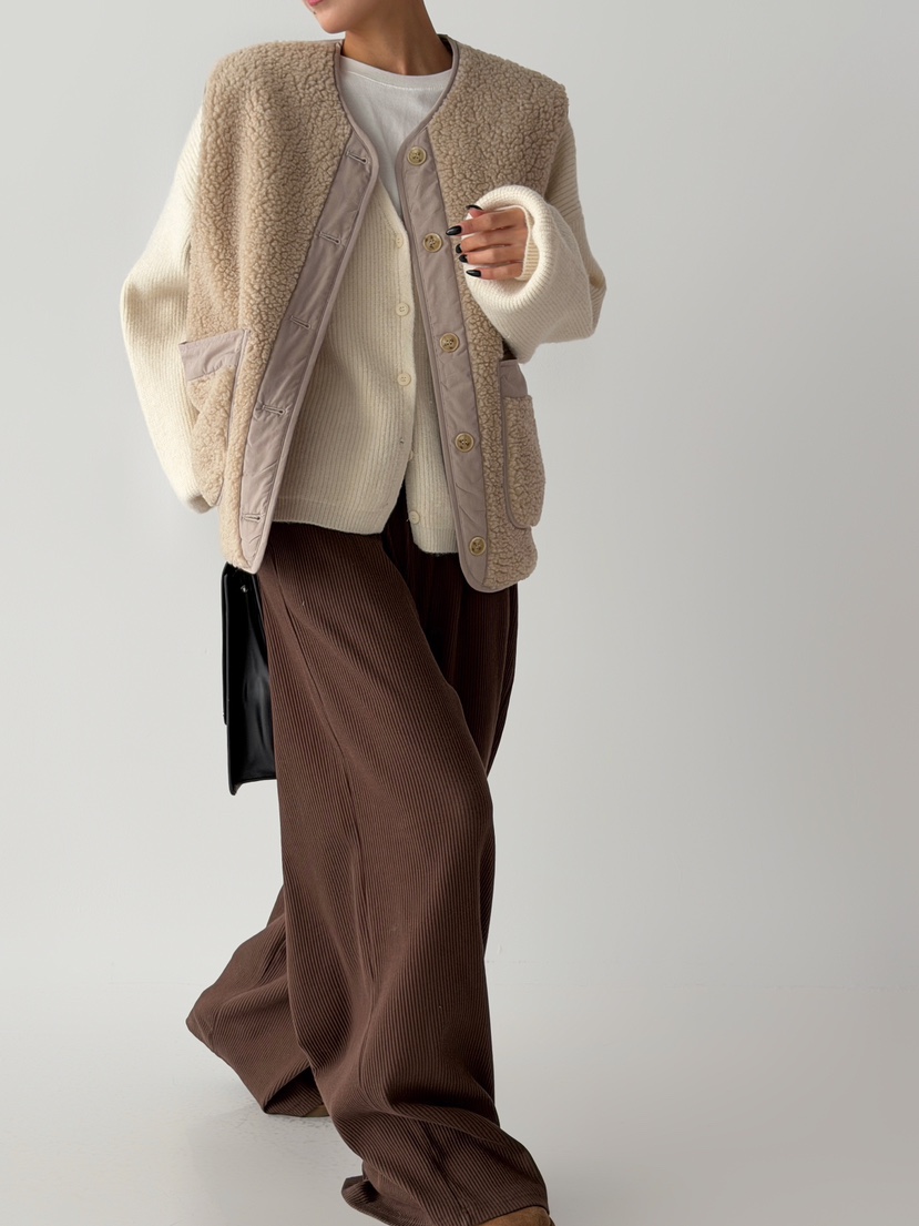 ANGLOG BEIGE韓國代購㊣女裝新款推薦25秋冬職業熱賣針織衫ANGLOG BEIGE針織衫